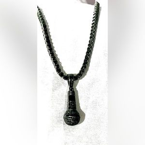 New Microphone Pendant for Necklace / Chain